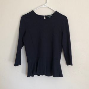 Ralph Lauren Peplum Top